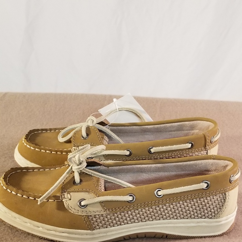 Brand New Khombu Natural Color Boat shoes - Picture 4 of 5